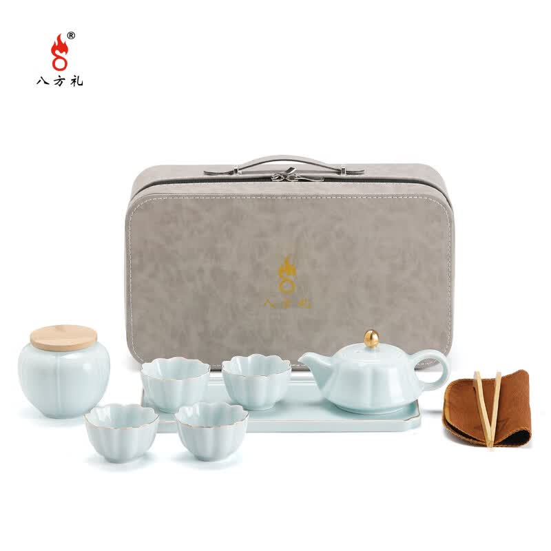 八方礼荷家欢乐茶具套装BFL2023-1