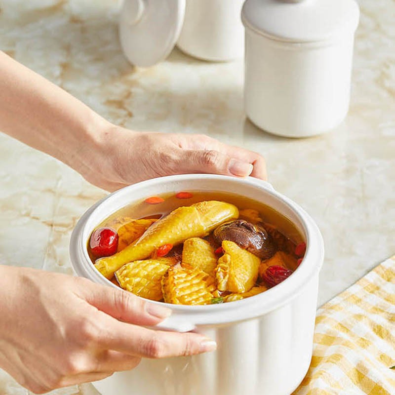 美的(Midea)电炖锅炖 煲汤燕窝炖盅煮粥隔水煮 窝炖盅炖汤锅MD-DZE1801 1.8L高清大图