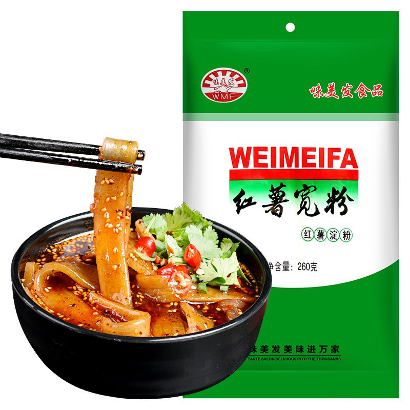 味美发 红薯宽粉260g 地瓜粉条粉丝酸辣粉火锅粉