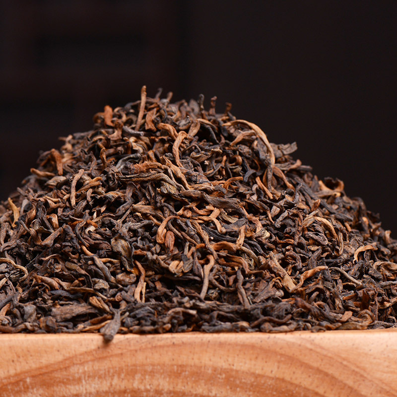 茗纳百川 茶叶 云南普洱茶 熟茶 散茶 特级 茗茶 08年宫廷芽尖 珍藏陈香金芽600克