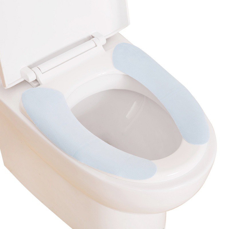 日本马桶垫坐垫马桶座圈粘贴式通用坐便器垫马桶贴冬天保暖马桶套 三维工匠高清大图