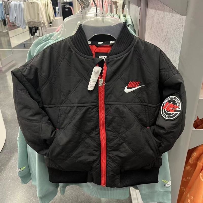 NIKE耐克羽绒服运动休闲轻便保暖立领儿童外套DZ9732-010 D
