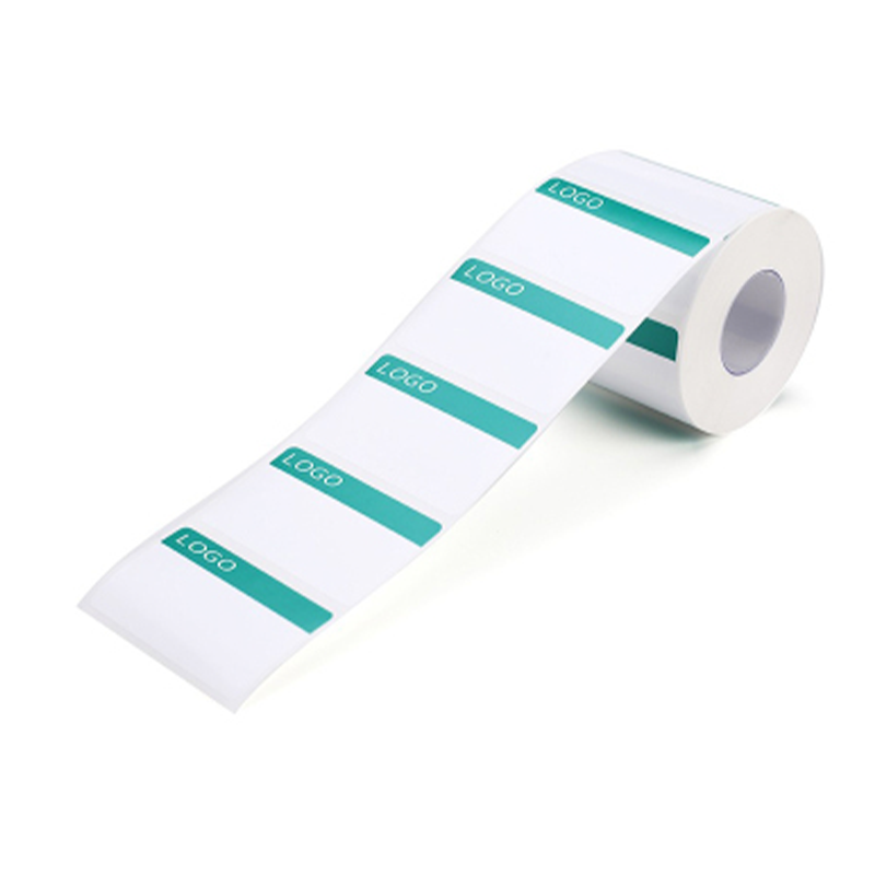 华燏 HY-BQ012 PVC 50×70mm 200张/卷 标签 (计价单位:卷)白绿色高清大图