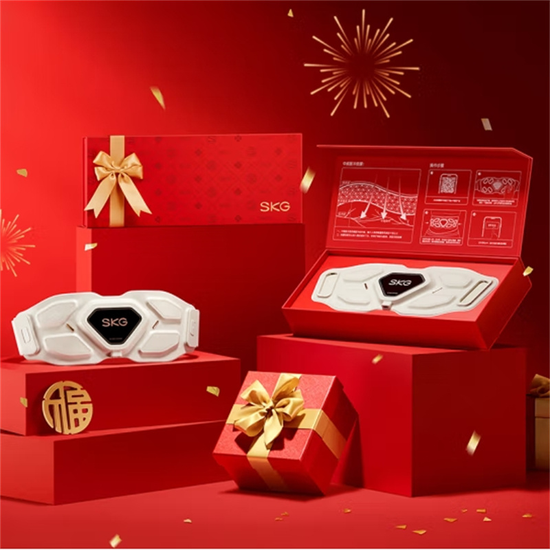 SKG颈椎按摩仪G7肩颈脖子多功能颈部揉捏热敷护颈仪脖子按摩神器 香槟色