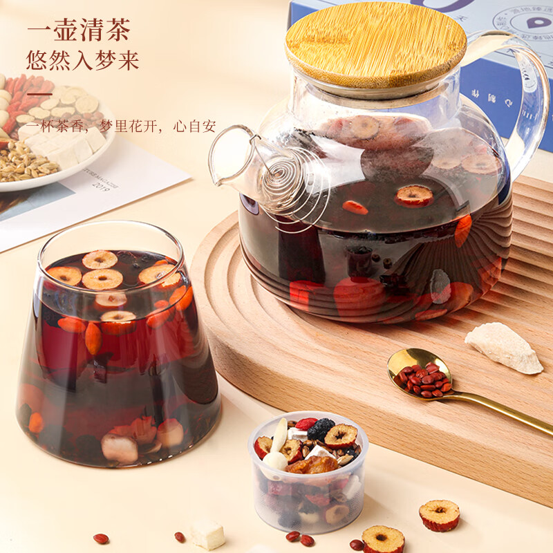 褔東海(FU DONG HAI) 酸枣仁百合茯苓茶120克(12克*10)/盒高清大图