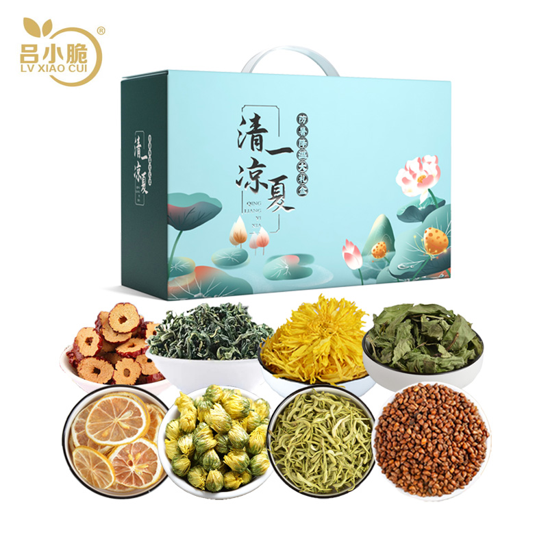 吕小脆 清凉一夏花草茶礼盒 580g/盒 花茶高清大图