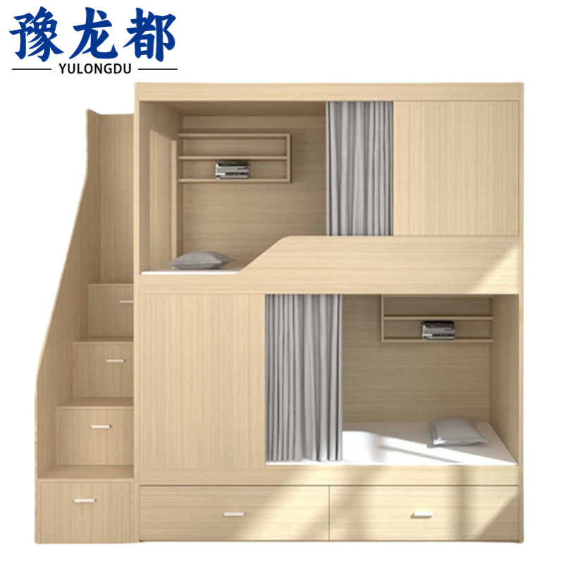 豫龙都 上下床 含窗帘 张高清大图