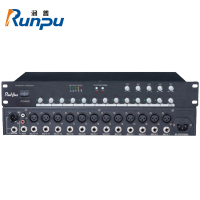 润普Runpu RP-HX1012S 国产化专业会议音频扩声系统 12路话筒幻象供电混音器