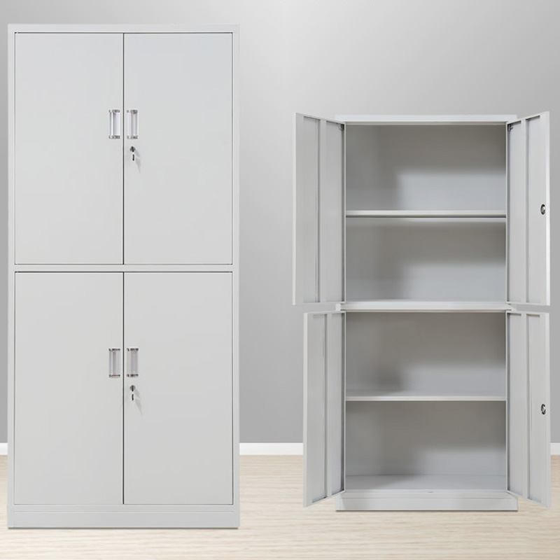 日盛达仁 立式玻璃双开门文件柜 板材厚度0.7mm高清大图