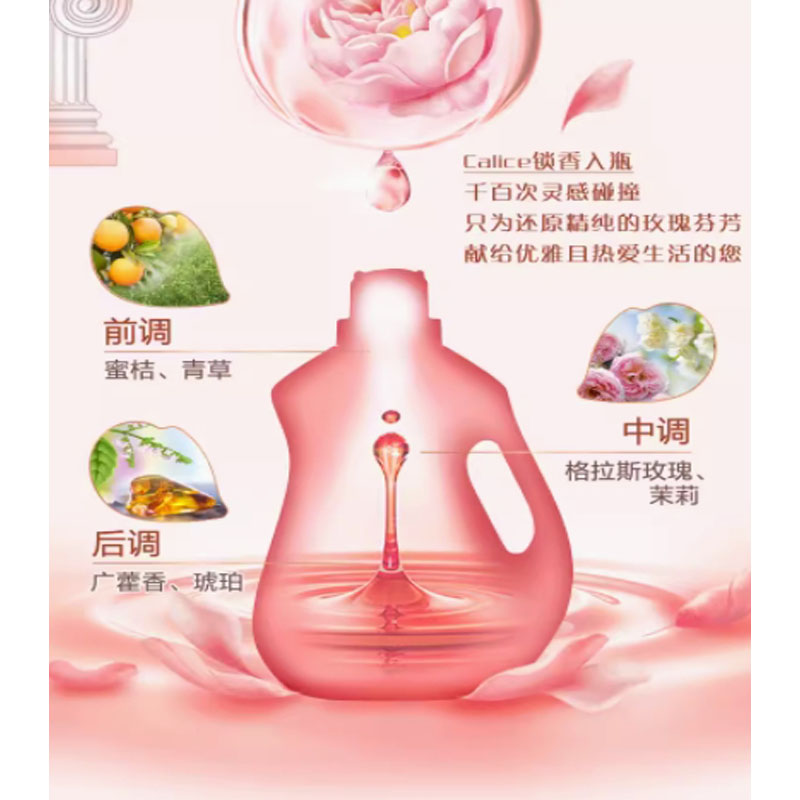 嘉创优品 立白大师香氛洗衣液香味持久留香补充液袋装 1kg*2袋高清大图