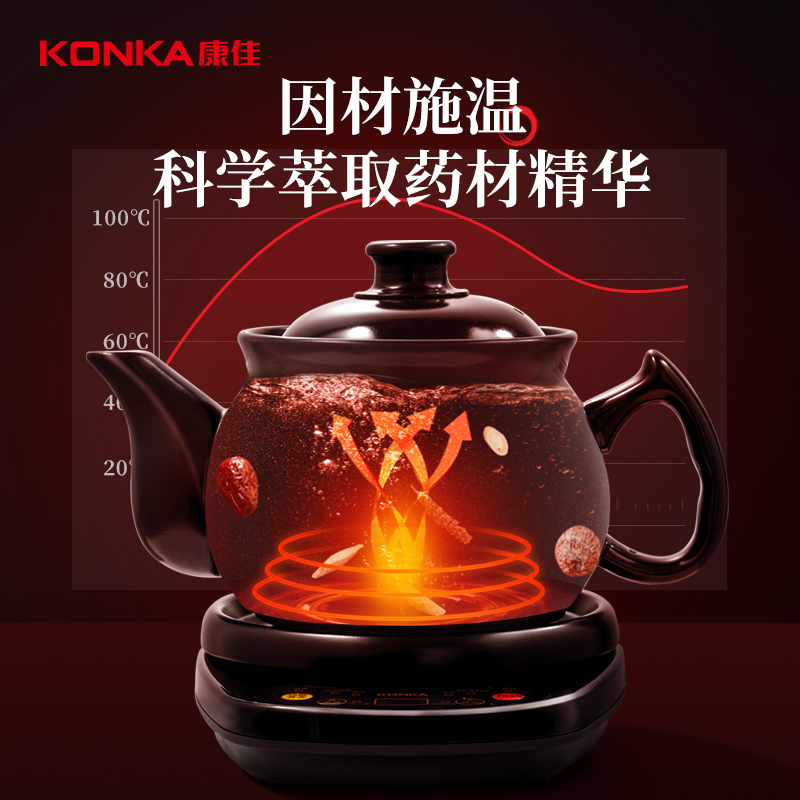 康佳煎药壶 3.5L分体 KJYH-WHG602
