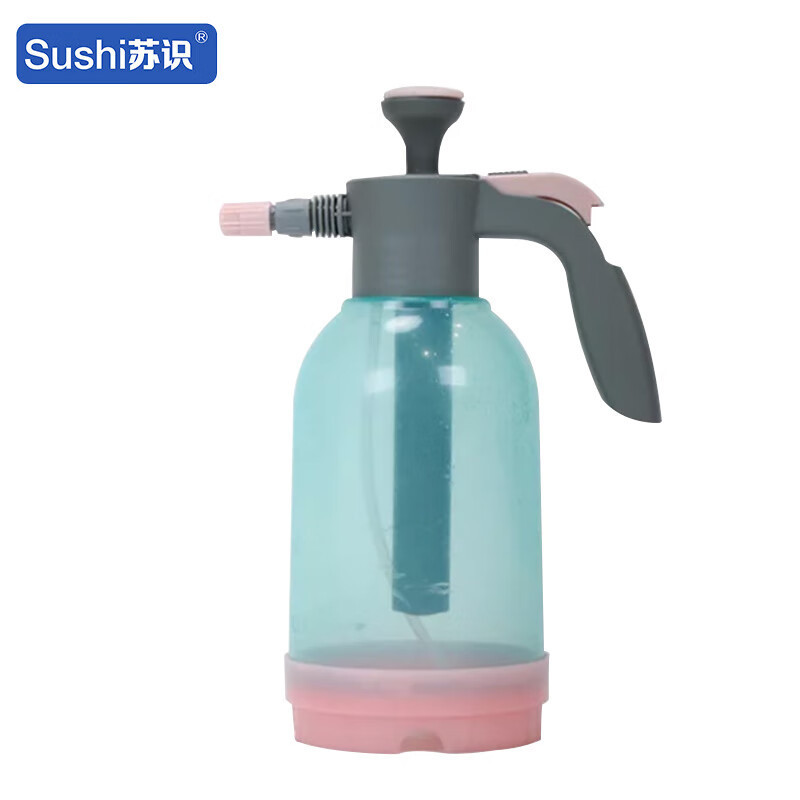苏识 气压式喷水壶2L 混合蓝 个