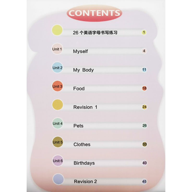 [M]小学生英语同步描摹字帖(新起点) 3年级 上册 人教版-9787559303622