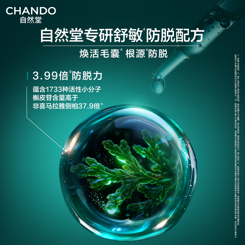 自然堂头皮护理敏感头皮防脱洗发露550mL-5027942001-NJYN高清大图