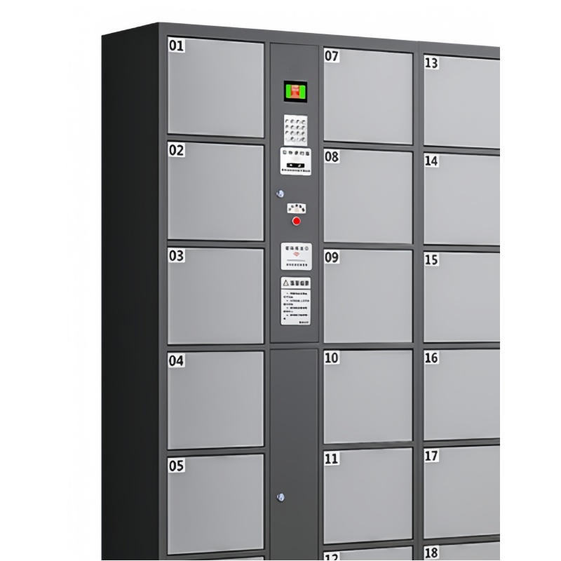 攸形红外条码存包柜24门1700*460*1800mm台高清大图