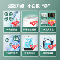 [咨询有惊喜]松下(Panasonic) 8公斤全自动家用波轮节能爱妻号波轮洗衣机 XQB80-T8MTA