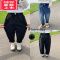 可莉允儿童加绒裤子秋冬男童一体绒牛仔裤冬季加厚小童冬装保暖宝宝薄绒保暖裤