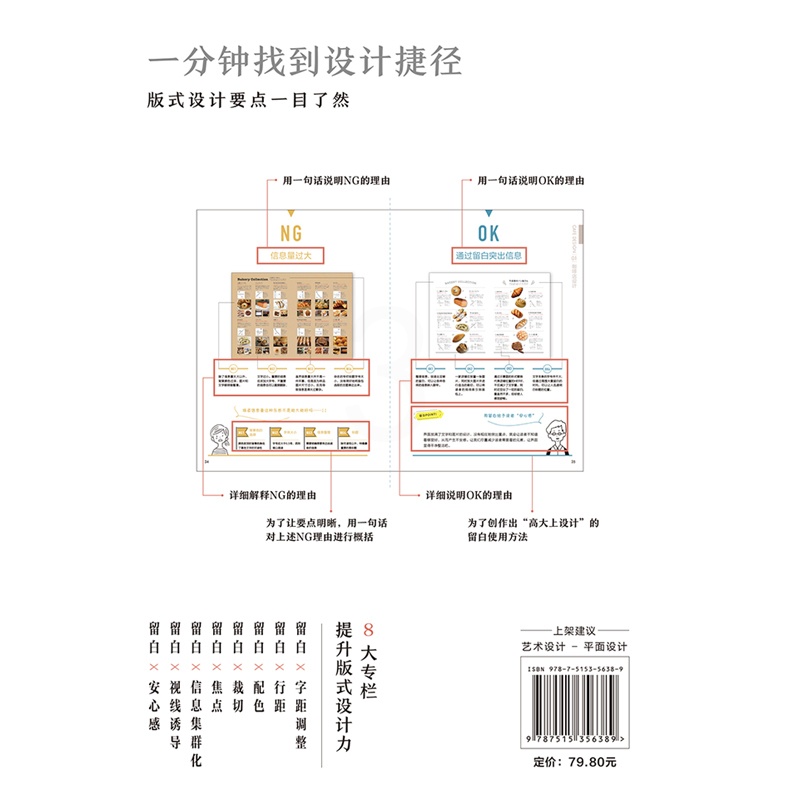 [正版]版式力:提升版面设计的留白法则 版式设计原理教程法则 从反复改到一稿过 平面设计书籍高清大图
