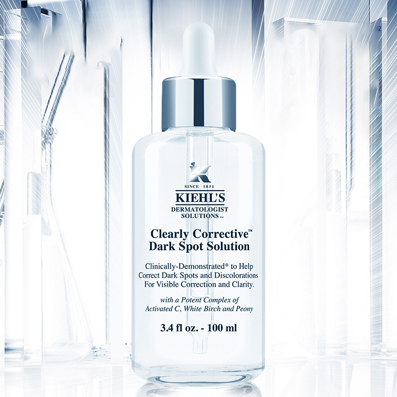 科颜氏kiehls集焕白淡斑精华液100ml 专研美白精华 安白瓶高清大图