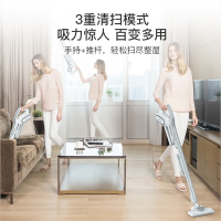 德尔玛(Deerma) DX700吸尘器家用手持吸尘器推杆地毯式两用小型强力大功率吸尘器升级版