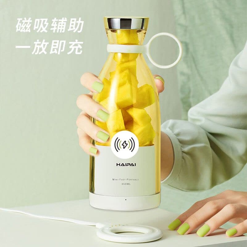 海牌(HAIPAI)果汁杯HP-G350A[白色]杯体采用婴儿奶瓶级PCTG材质350ml榨汁杯水杯图片