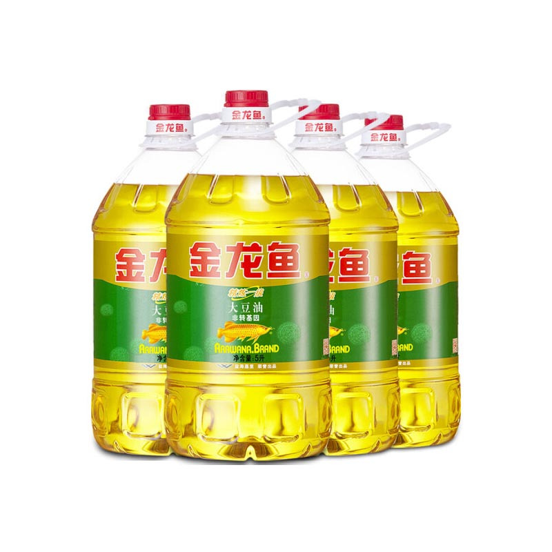金龙鱼精炼一级大豆油(非转)5L高清大图