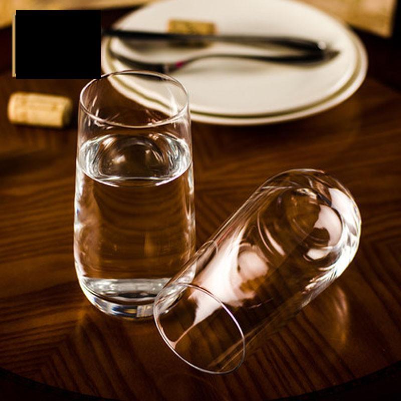 2017年新款玻璃杯欧式耐热厚底水晶玻璃水杯牛奶杯泡茶杯果汁杯家用套装多只装玻璃杯家用水杯酒杯新款潮