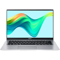 宏碁(Acer)升级款 新蜂鸟Fun 14英寸17.9mm轻薄超极本笔记本电脑(十一代酷睿i5 16G 512GSSD Win10长续航)银 定制