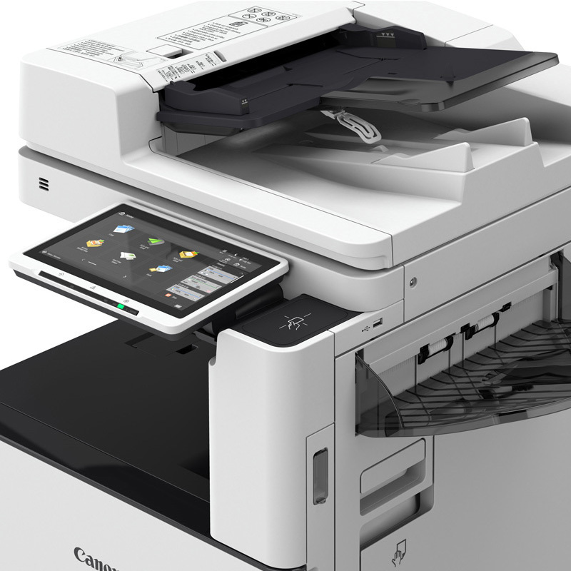 佳能(Canon)彩色复合机iR-ADV DX C3730 (智办公软件+双面自动输稿器+工作台+双纸盒+内置装订处理器)