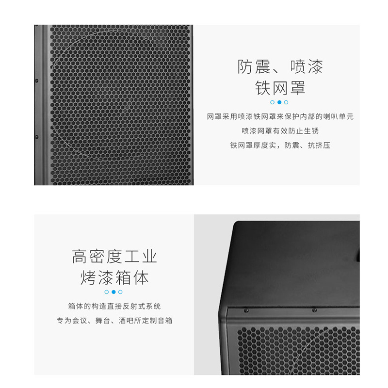 润普(Runpu)国产化会议室展厅教室礼堂报告厅15英寸低音专业会议音响/音箱/喇叭扬声器RP-HYD658