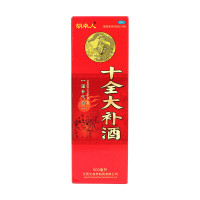 胡卓人 十全大补酒 500ml 温补气血 用于气血两虚，面色苍白，气短心悸 1瓶装