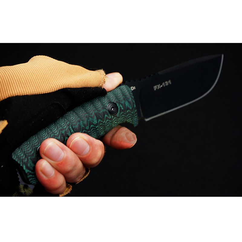 fox响尾狐一代小直刀 d2钢刀野营求生刀 多功能户外战术刀具小直刀