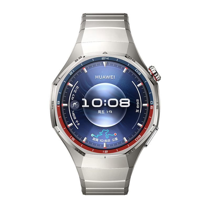 [智能手表]HUAWEI WATCH GT6 Pro (ATM-B29) 46mm 钛色钛金属表带 钛空银高清大图