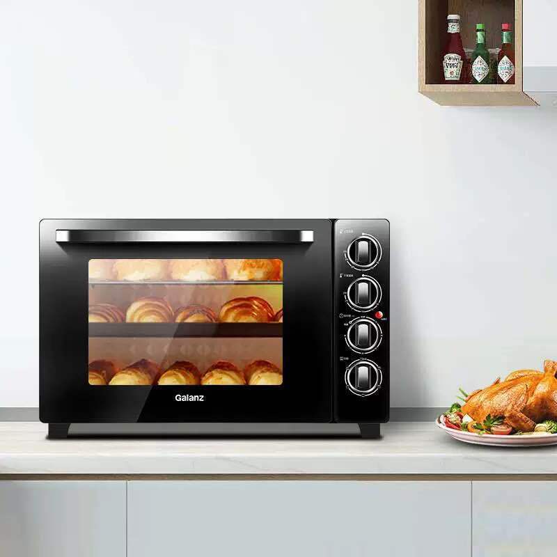 格兰仕(Galanz)电烤箱 KWS2060LQ-D1N 家用烘焙多功能全自动烤箱60升 黑色高清大图