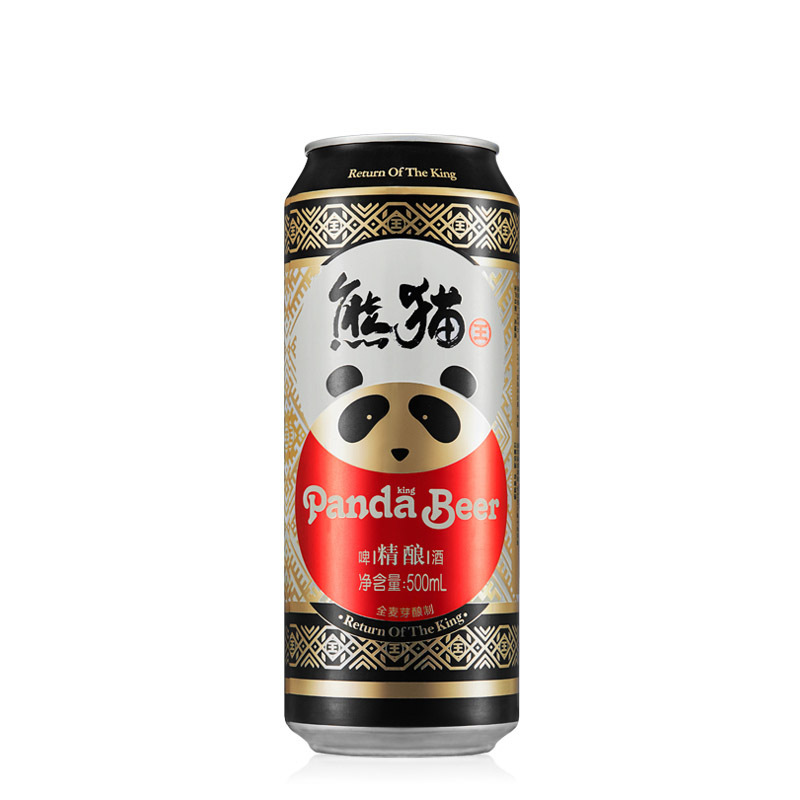 熊猫王(Panda King)啤酒 9.5度精酿 听罐装 500ml*12听整箱装