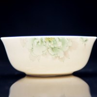 金禹瑞美REMEC 碗 面碗6英寸4个装 绿波骨瓷碗 米饭碗 汤碗 陶瓷碗 碗 饭碗 泡面碗