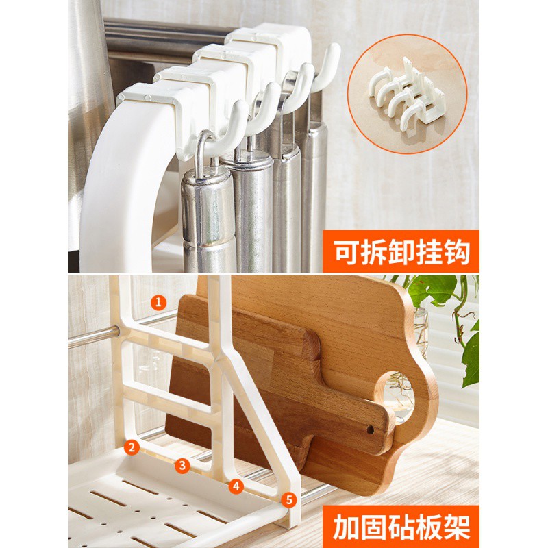 厨房置物架刀具用品家用大全筷子刀架子收纳调味调料厨具台面收纳层架 三维工匠高清大图