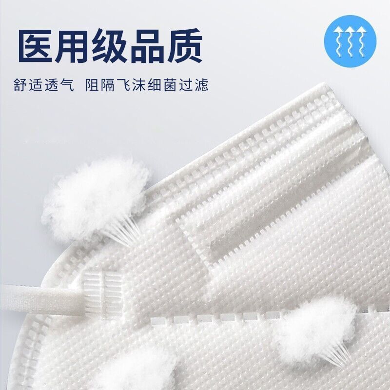 N95医用防护口罩一次性防飞沫4层含双层熔喷布医疗隔离疫区手术GB19083-2010独立装20只