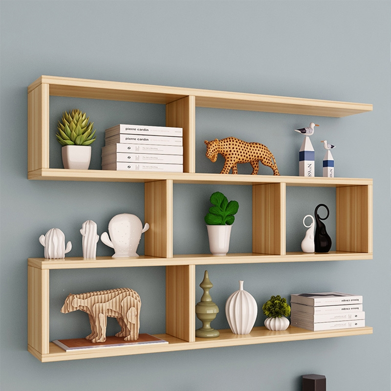 ai墙上置物架壁挂书架墙装卧室隔板墙面装饰客厅电视背景墙壁柜吊柜