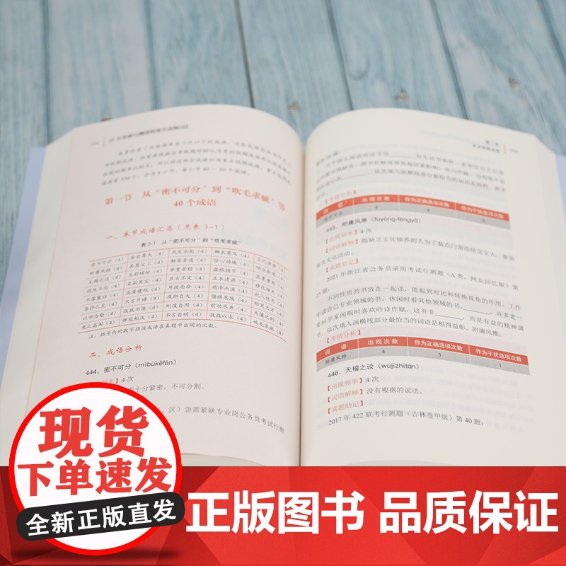 正版 21天突破行测逻辑填空高频词汇 萧萧枝叶 清华大学出版社公务员考生行政管理能力测验高清大图