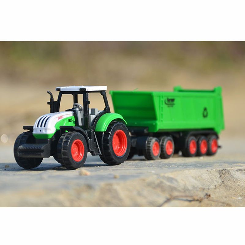 儿童农夫车农用拖拉机运输惯性车模型套装玩具农夫车2