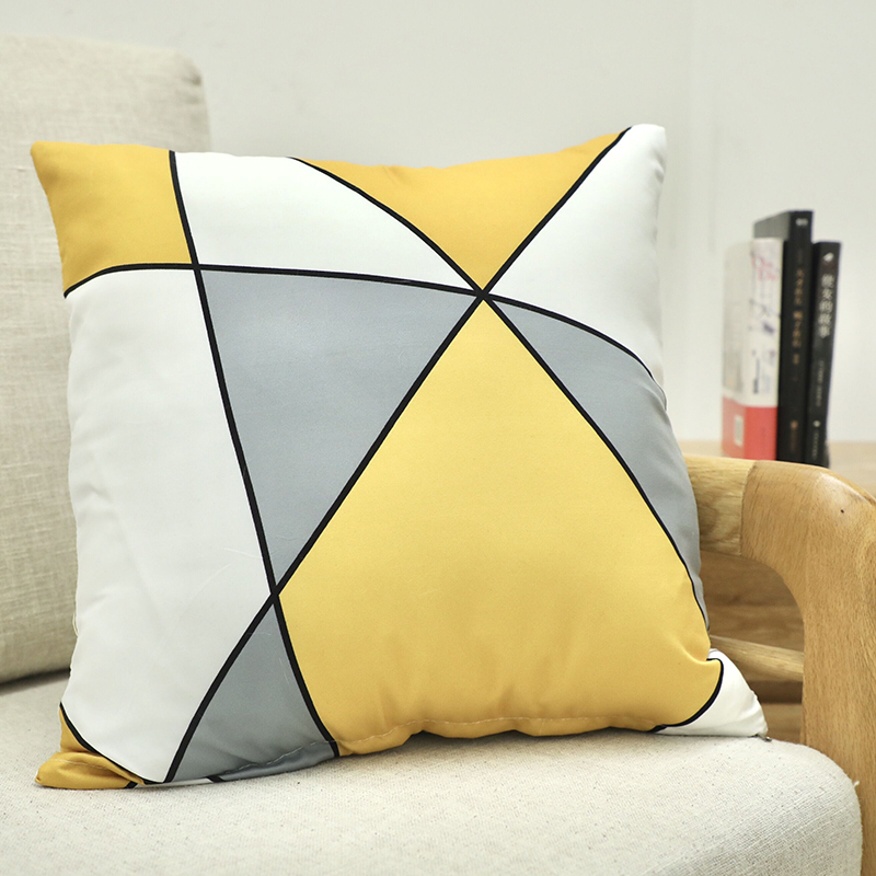 绘窝huiwo家纺桃皮绒抱枕ins北欧风简约款靠枕靠垫