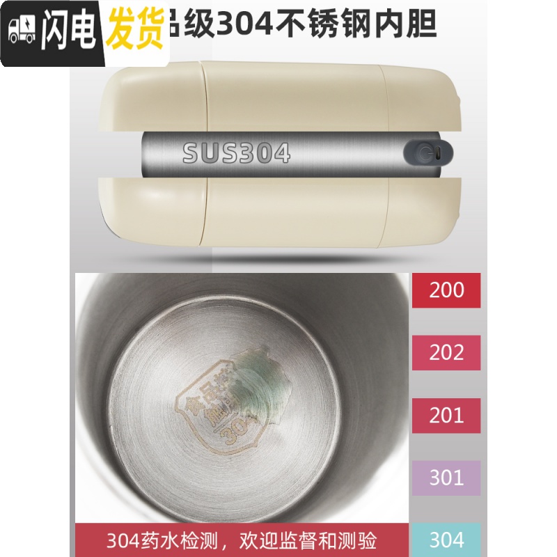 三维工匠便携式烧水壶折叠保温一体办公室加热保温杯宿舍电热水壶小型旅行 白色高清大图