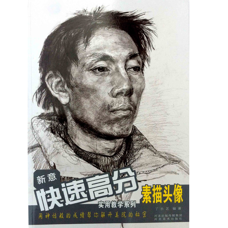 正版新书]新意快速高分实用教学系列—素描头像丁小艺9787531054