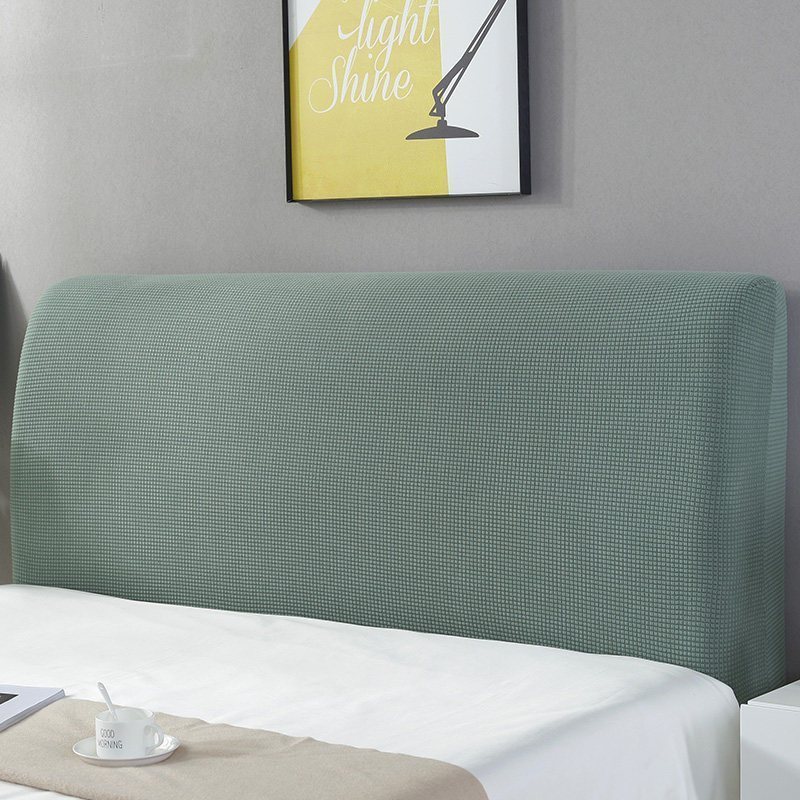 全包床头套罩软包简约现代北欧防尘1.5米1.8m床靠背 墨绿(升级特厚玉米绒) 2.2米(适合2.1-2.4米床头使用)高清大图