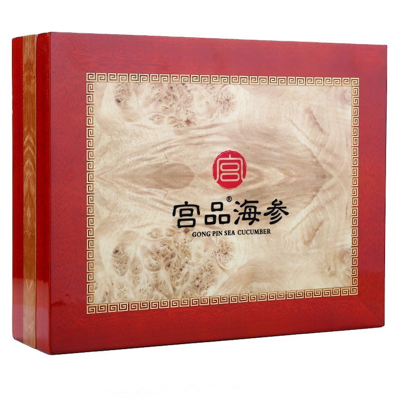 [门店同城可4小时达]宫品M8精选有机淡干海参40-60只500g礼盒装 生鲜海鲜水产高清大图