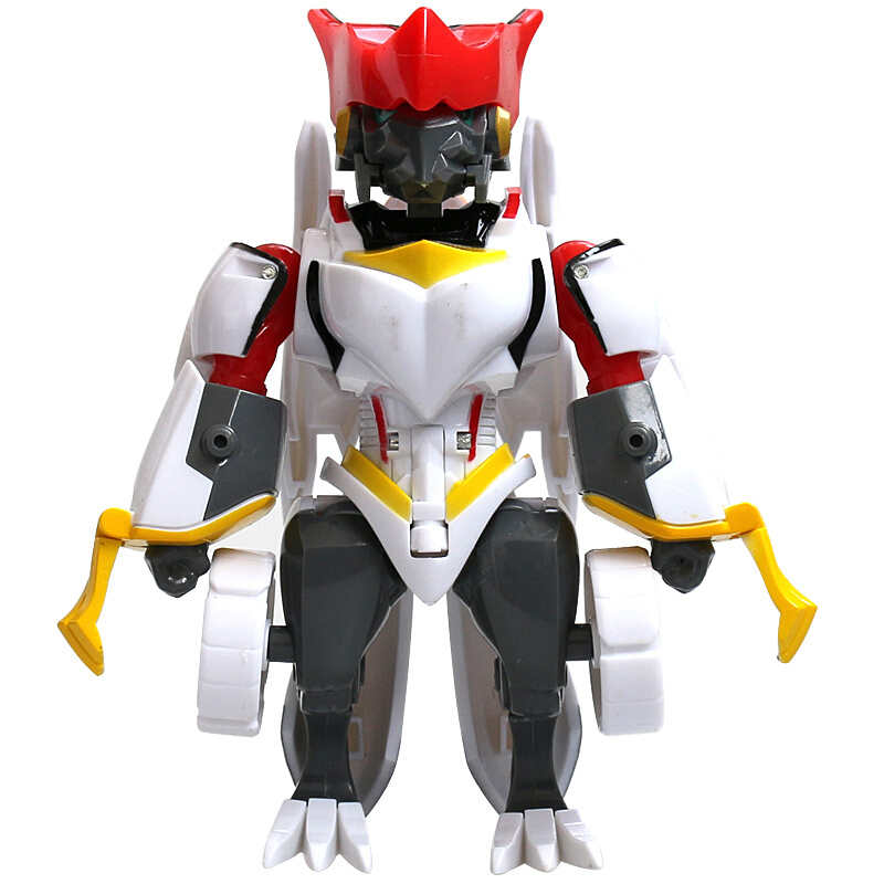 儿童变形机器人勇士合体套装新款变形系列铁拳虎阿武 炫变勇士 火焰鹤