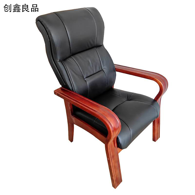 创鑫良品 办公椅 实木老板椅会议椅 CXLP-952/把高清大图
