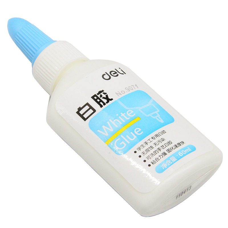 得力(deli)9071学生手工白胶 60ml/瓶 5瓶装