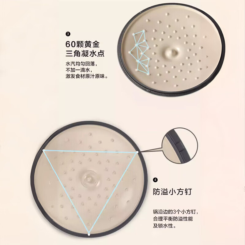 温仑山布尼卡星白珐琅锅27cm高效导热坚固耐用易清洁持久如新高清大图